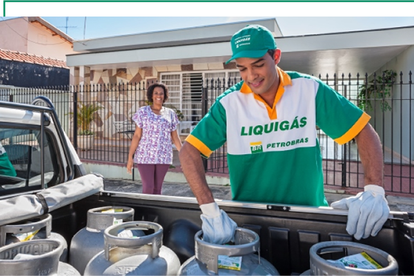 Entrega de gás
